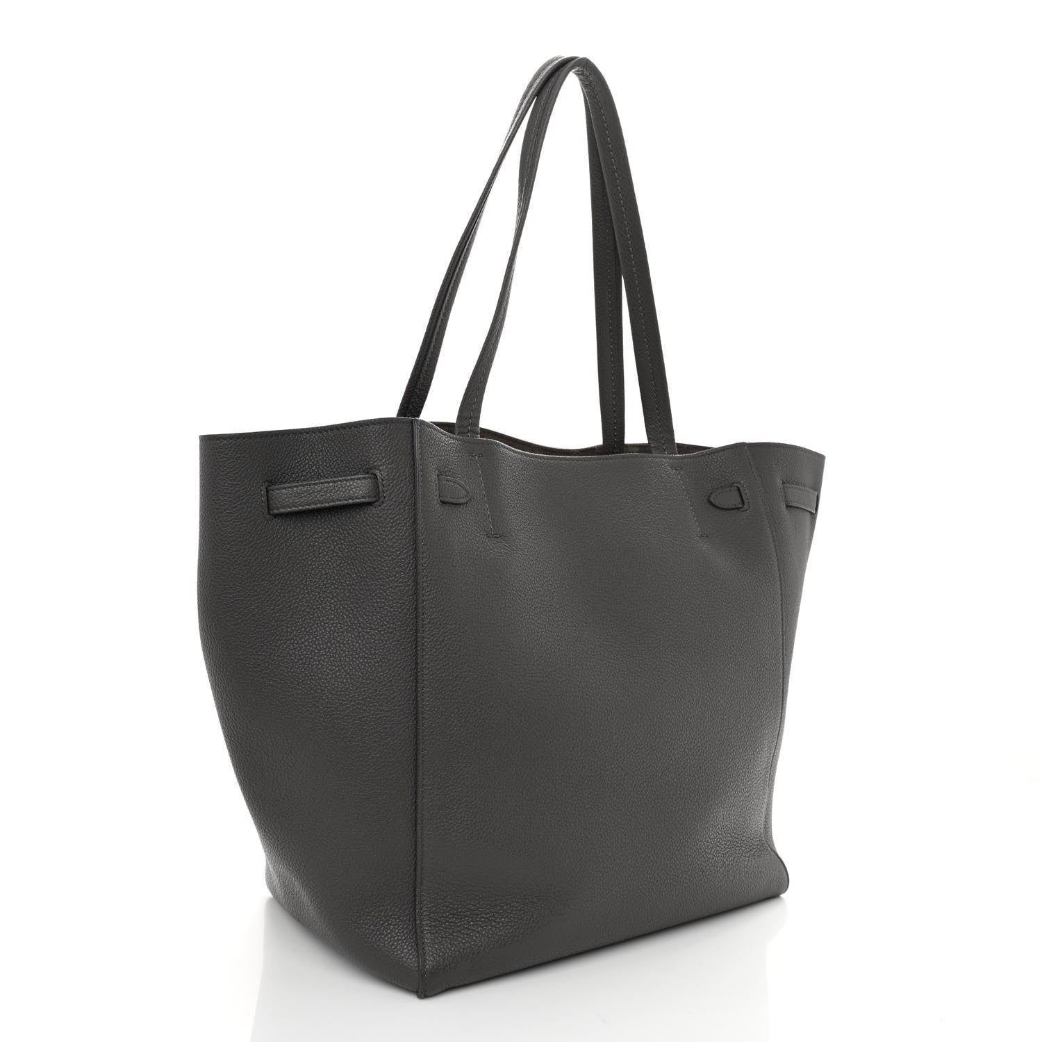 Celine Soft Grained Calfskin Small Belt Cabas Phantom Taupe 3 of 10