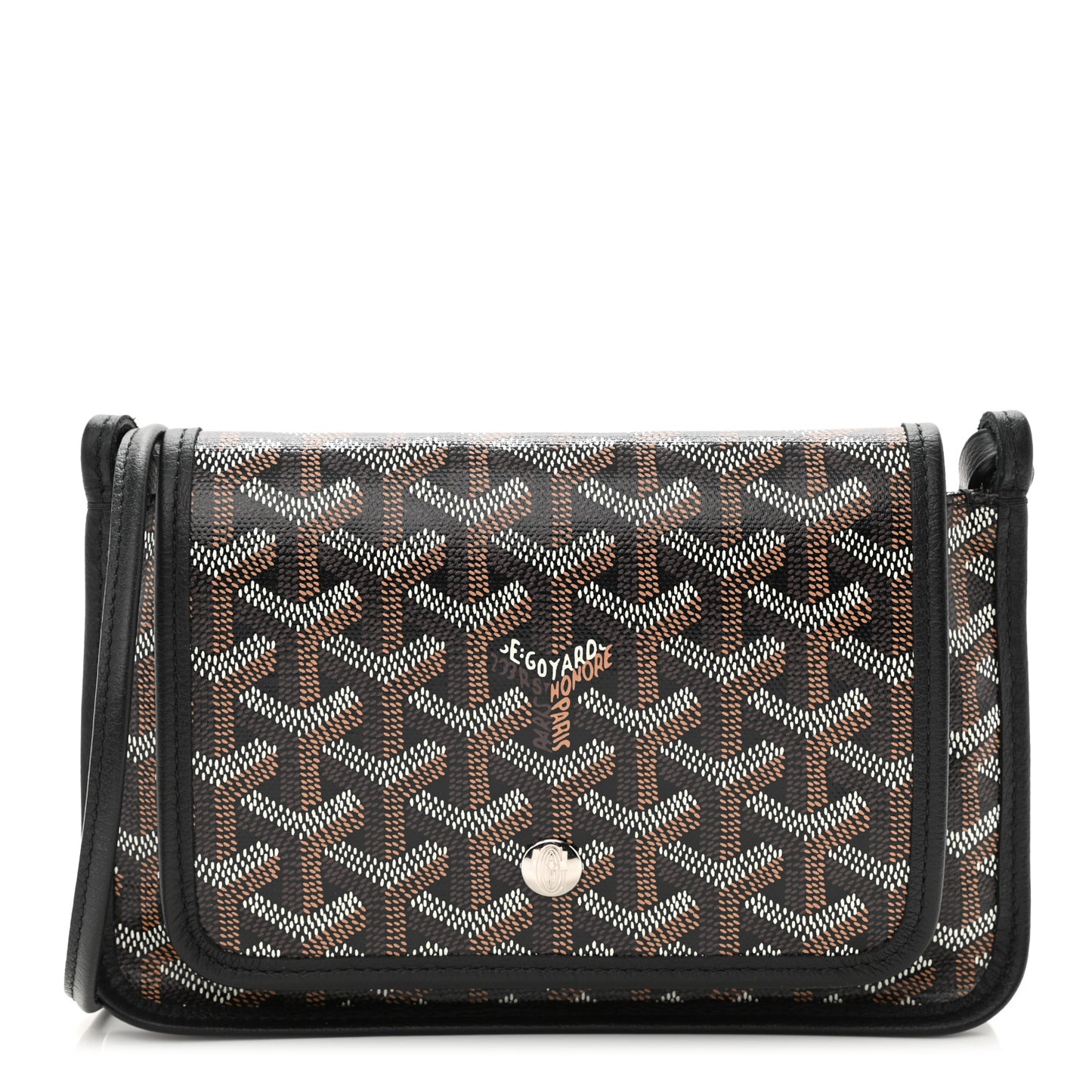 Goyardine Plumet Wallet Clutch Black