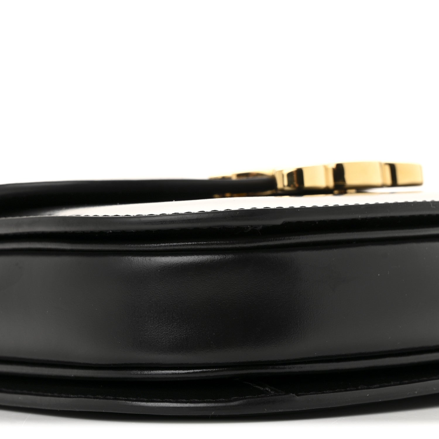 Celine Shiny Calfskin Triomphe Mini Besace Clea Black 8 of 11