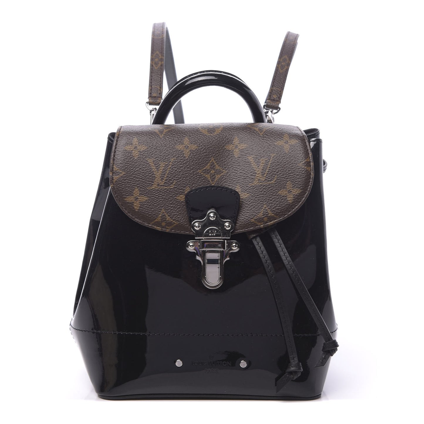 Patent Monogram Hot Springs Backpack Black