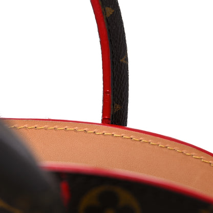 Louis Vuitton Monogram Calf Hair Spikes Iconoclasts Christian Louboutin Tote Red 16 of 18