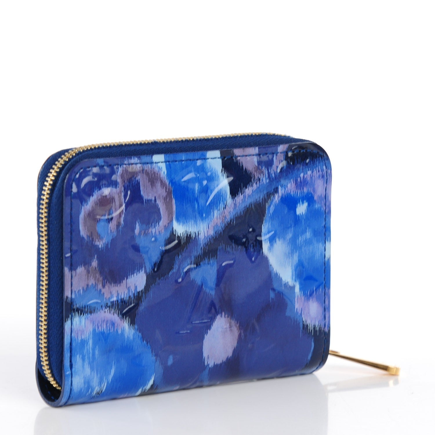 Louis Vuitton Vernis Ikat Zippy Coin Purse Grand Blue 4 of 8