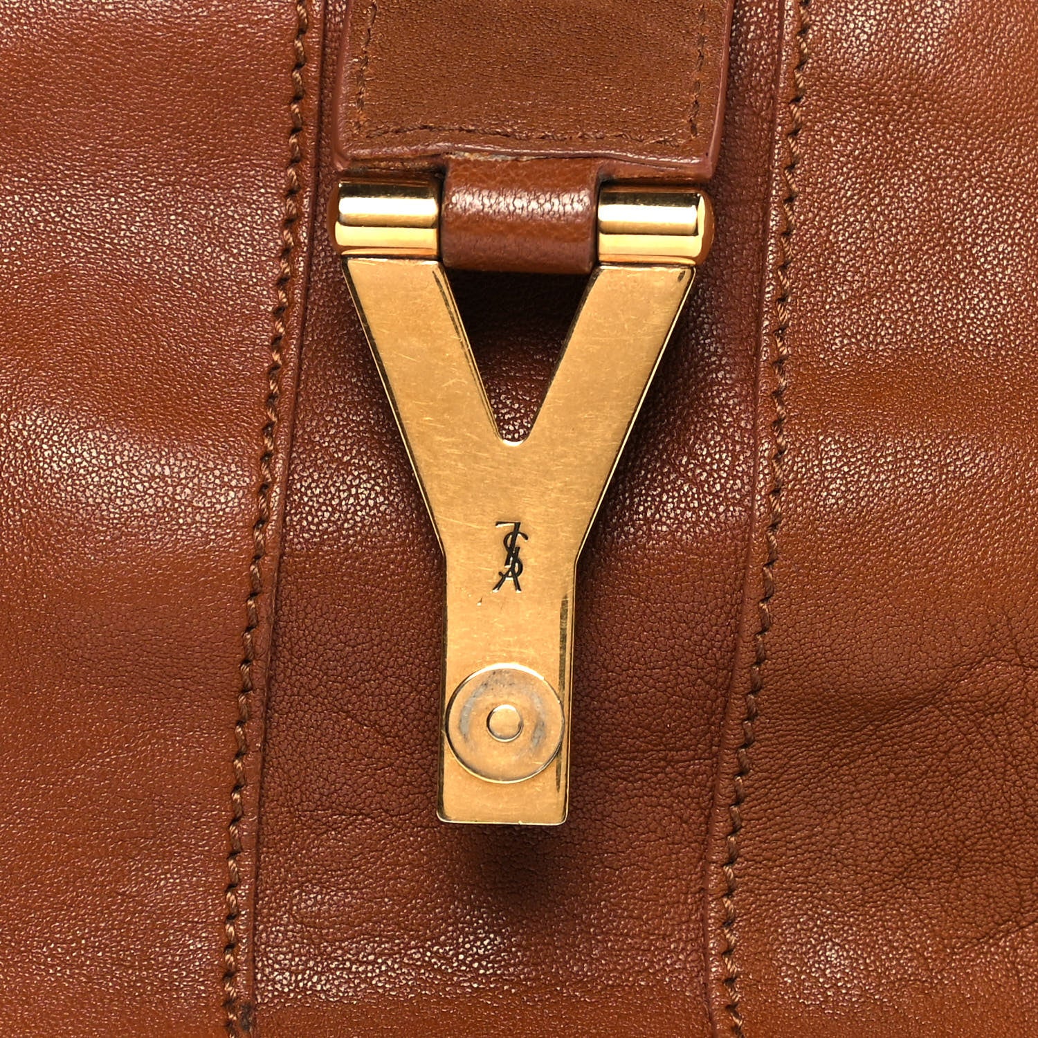 Saint Laurent Sheepskin Large Cabas ChYc Biscuit 12 of 13