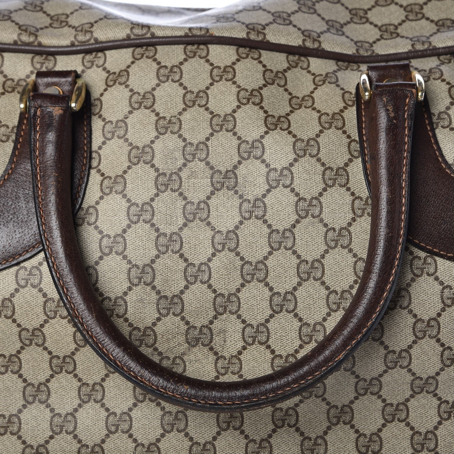 Gucci Monogram Joy Suitcase Luggage Brown 18 of 34