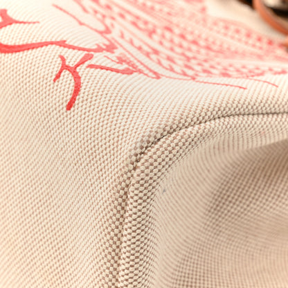 Hermes Vache Hunter Toile Pegase Pop Herbag Zip Retourne 31 PM Capucine Ecru 12 of 16