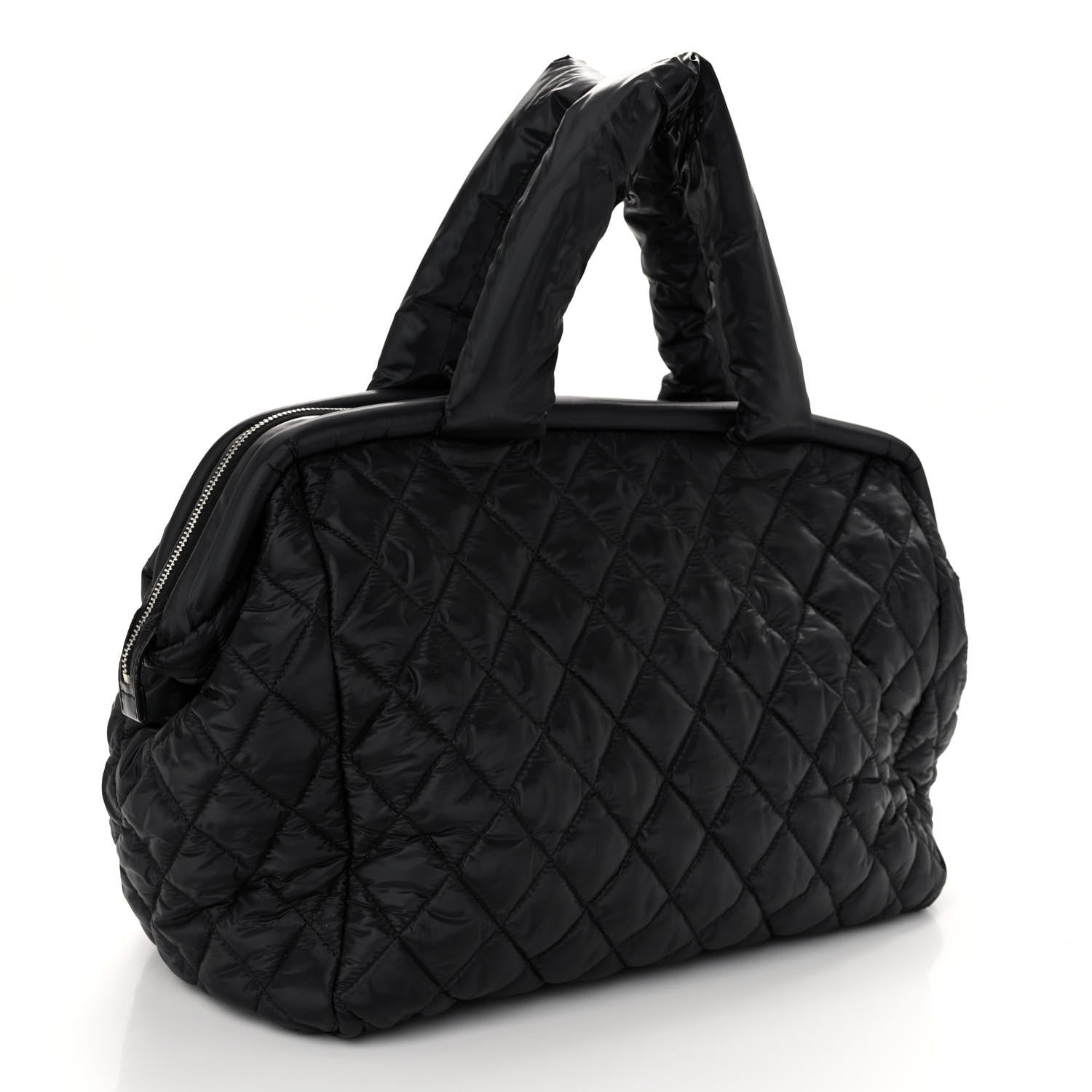 Chanel Nylon Quilted Medium Coco Cocoon Tote Black 3 of 11