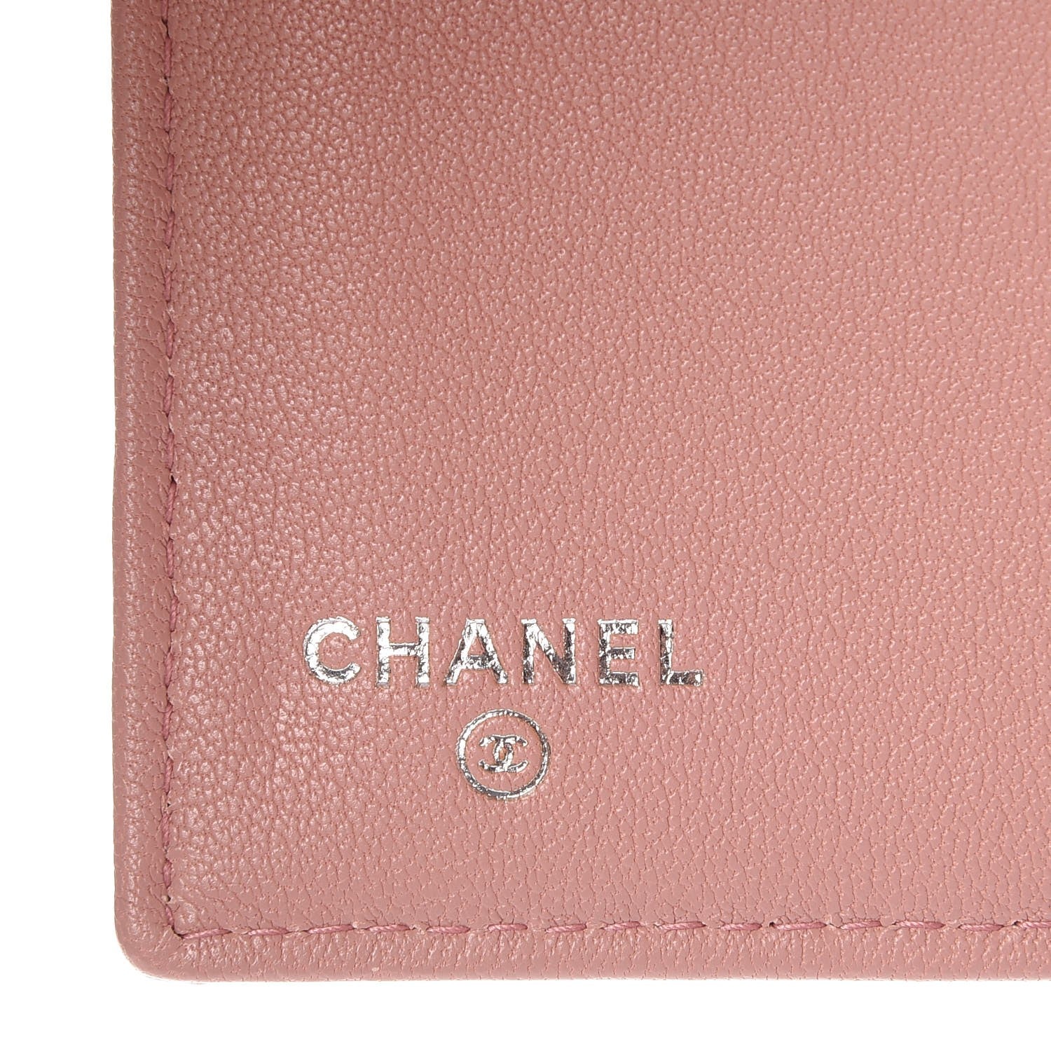 Chanel Lambskin Quilted CC Box Flap Wallet Light Pink 6 of 11