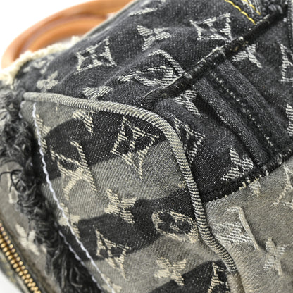 Louis Vuitton Denim Patchwork Speedy 30 Grey 9 of 10