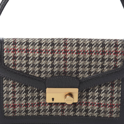 Prada Tweed Sound Shoulder Bag Ebano 7 of 9