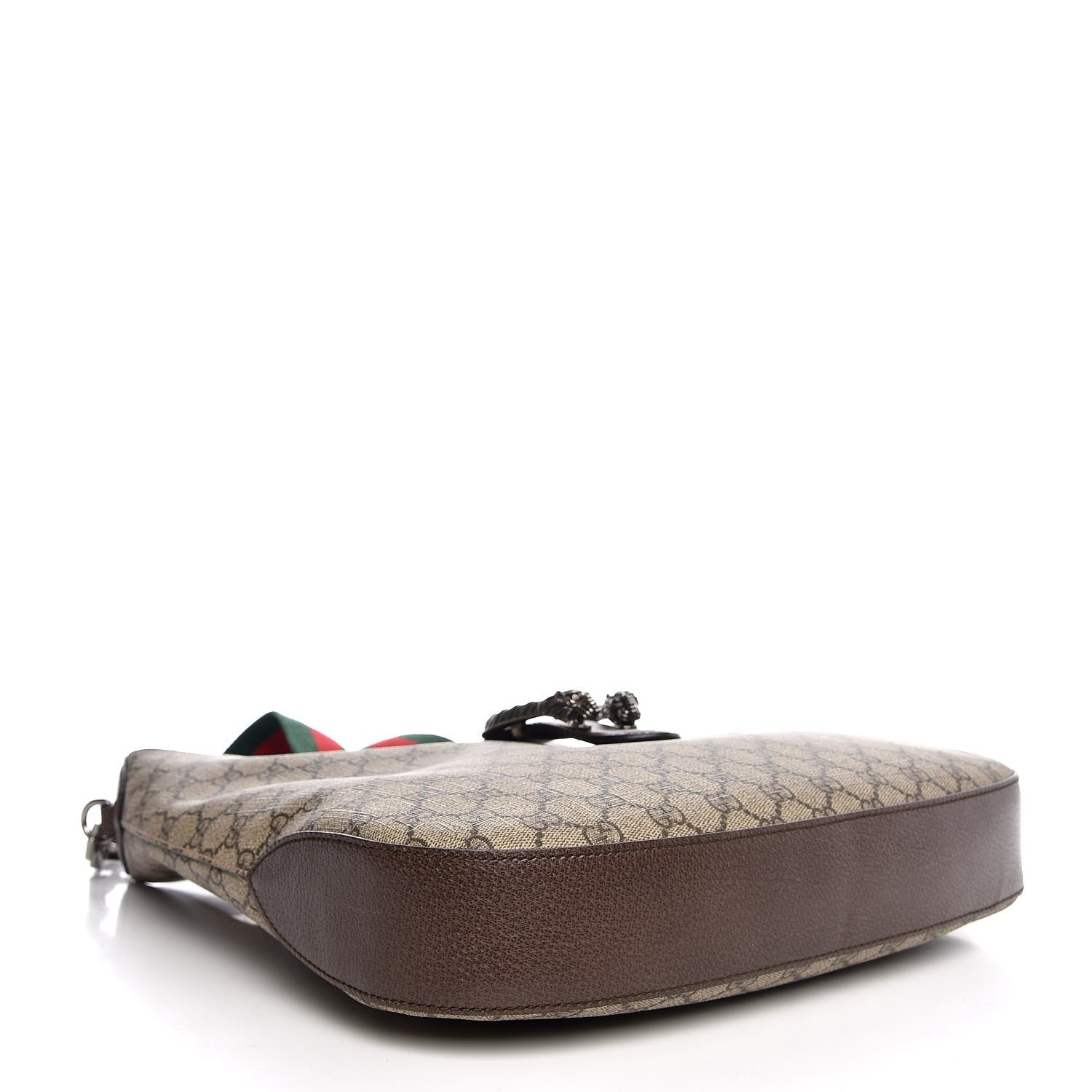 Gucci GG Supreme Monogram Web Medium Dionysus Hobo Brown 5 of 8