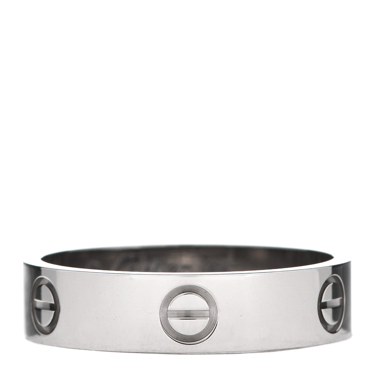 18K White Gold 5.5mm LOVE Ring 65 11