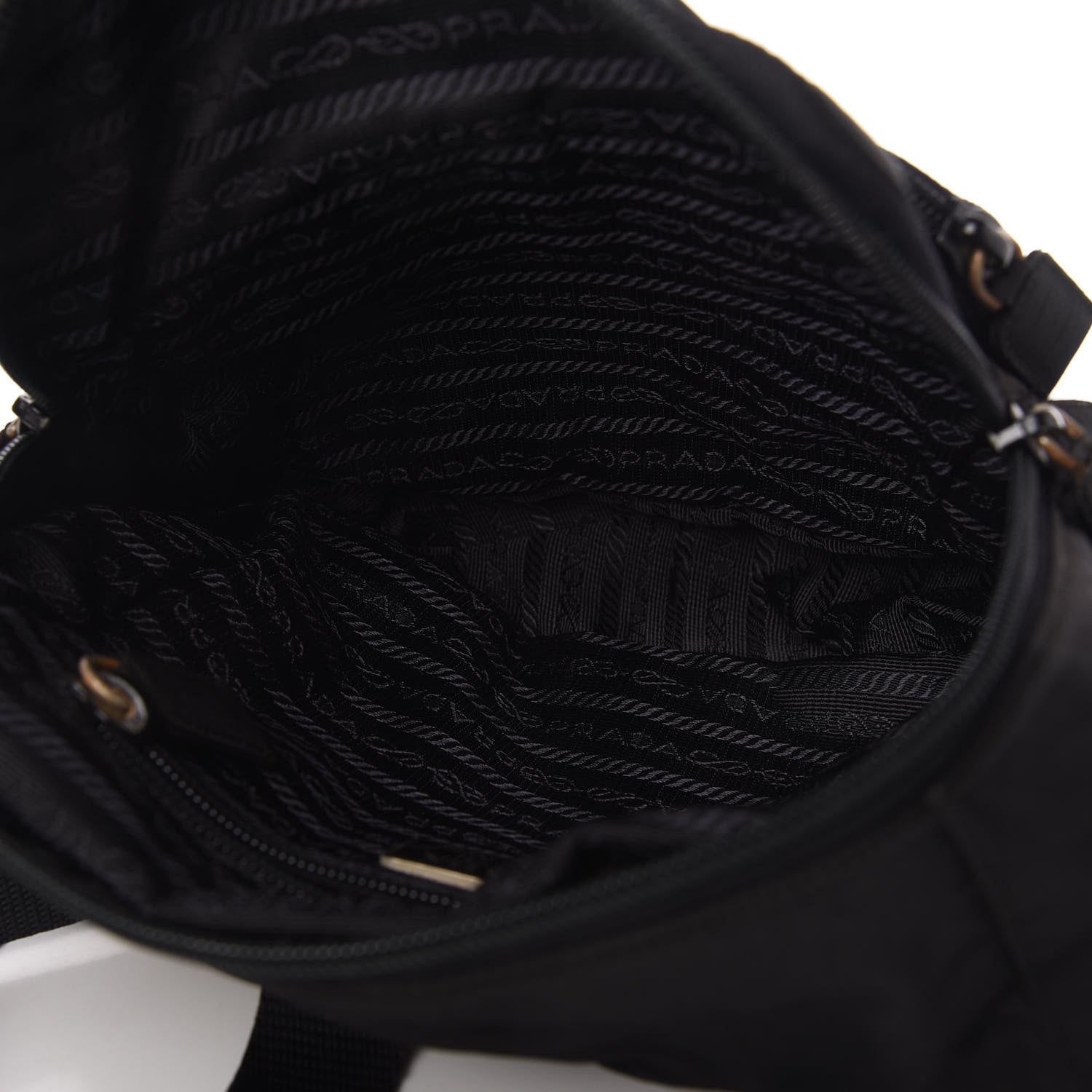 Prada Tessuto Nylon Backpack Black 5 of 12
