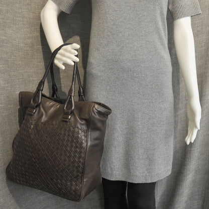 Bottega Veneta Nappa Intrecciato Tote Ebano 3 of 11