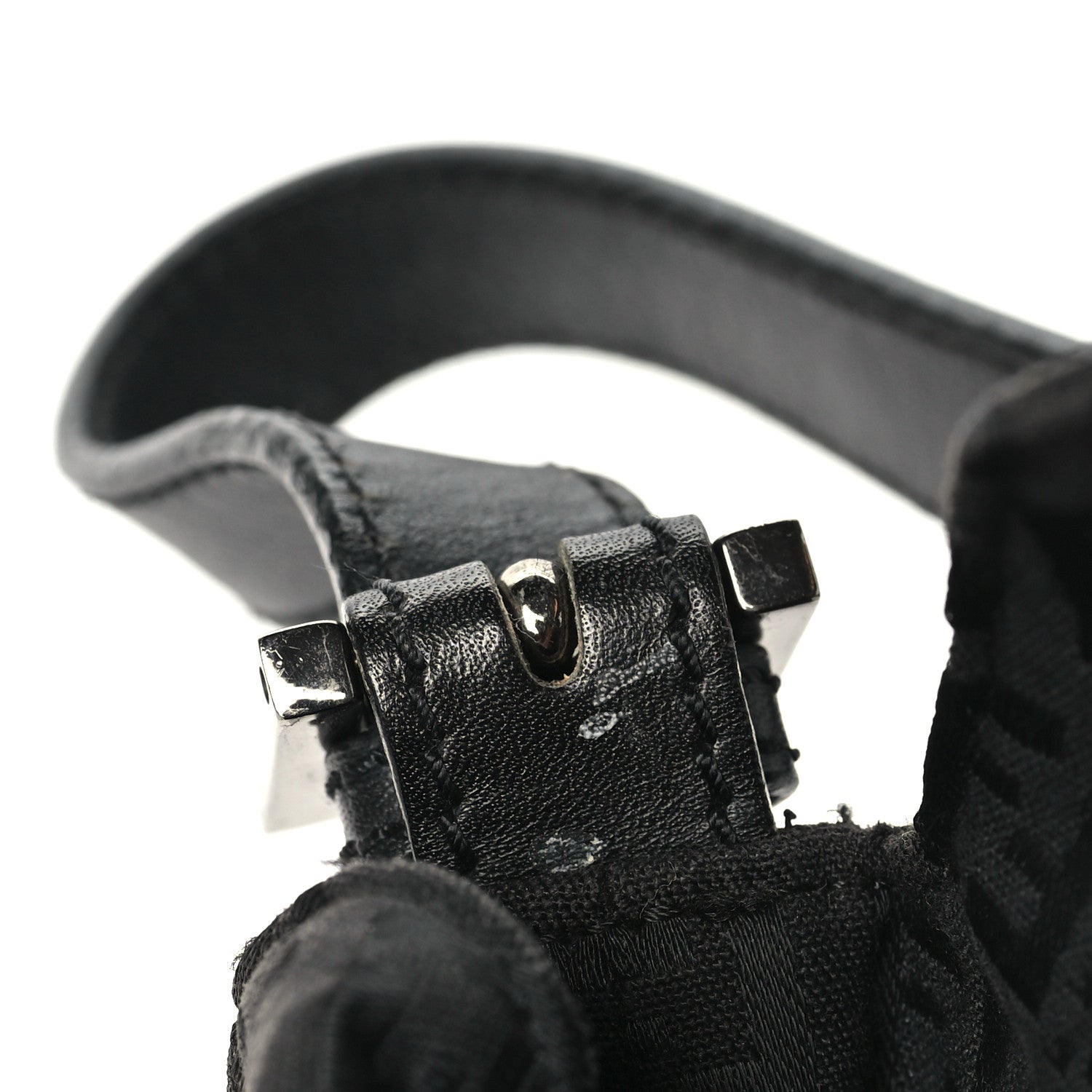 Fendi Nylon Zucca Baguette Black 11 of 11