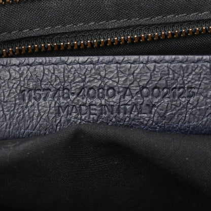 Balenciaga Cuir Arena Striped Classic Hardware City Bleu Nuit Rouge 7 of 12