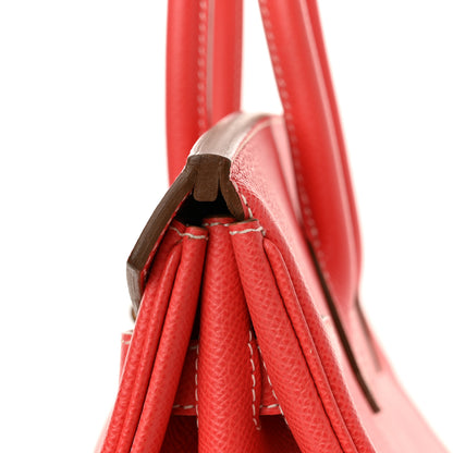 Hermes Epsom Candy Birkin 35 Rose Jaipur Gold 14 of 15
