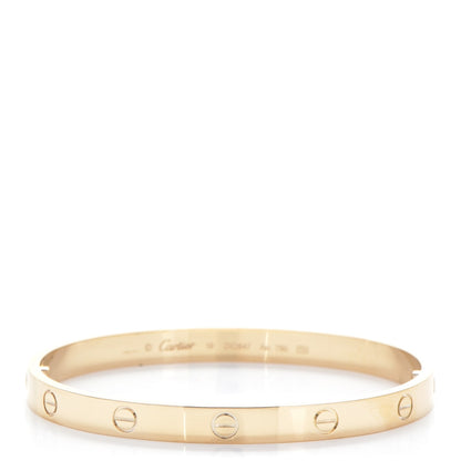 Cartier 18K Yellow Gold LOVE Bracelet 19 1 of 10