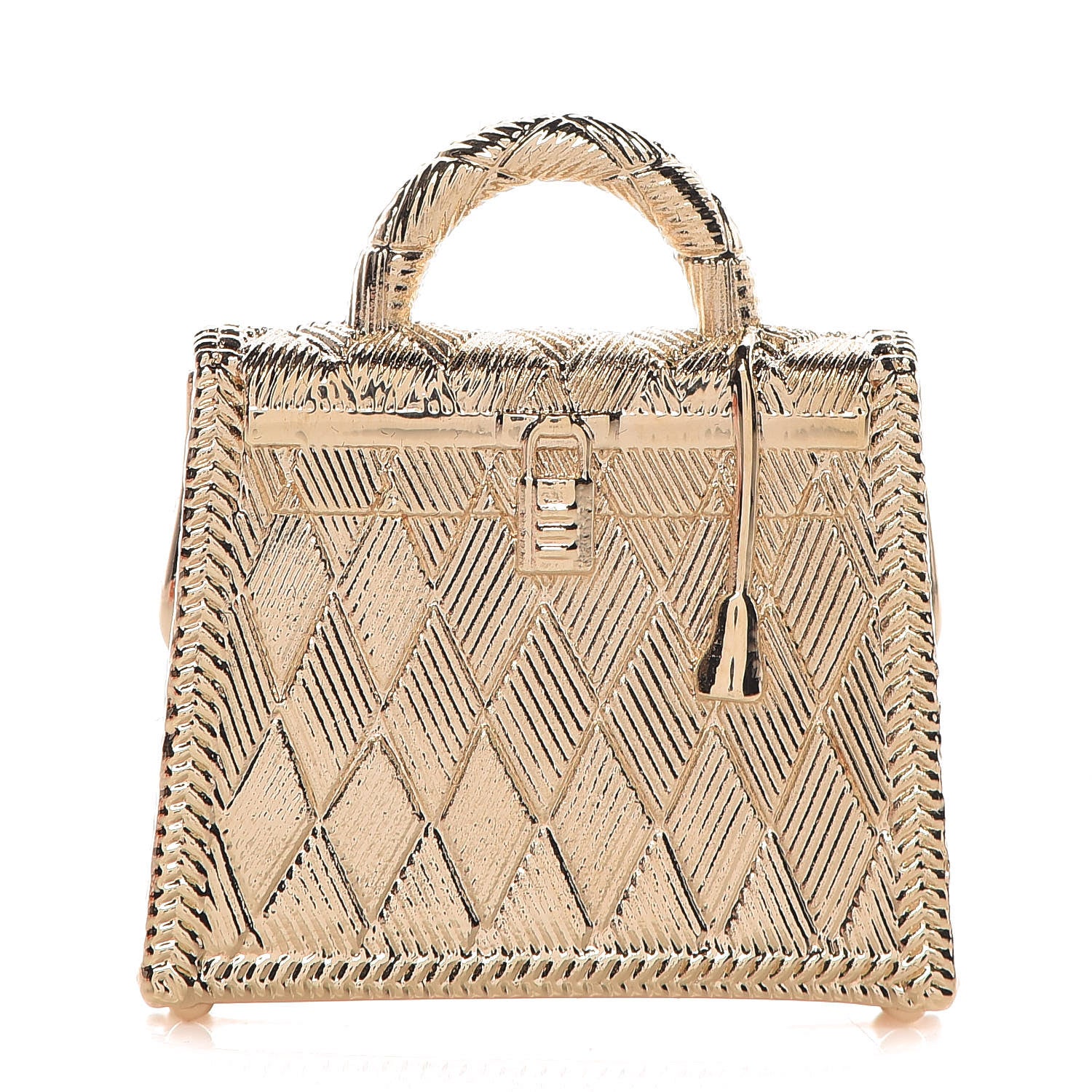 Hermes Permabrass Kelly Curiosite Charm 1 of 4