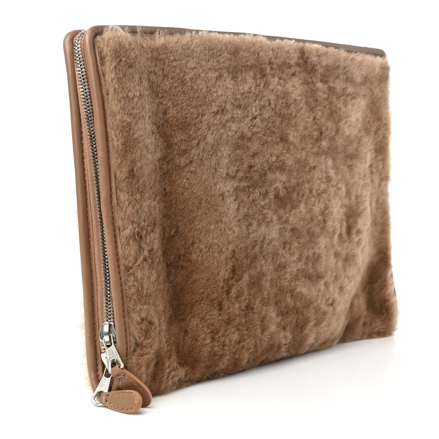 Shearling Bazar Pouch Beige