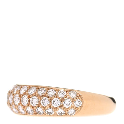 Cartier 18K Yellow Gold Diamond 6mm Etincelle de Cartier Band Ring 48 4.5 4 of 6