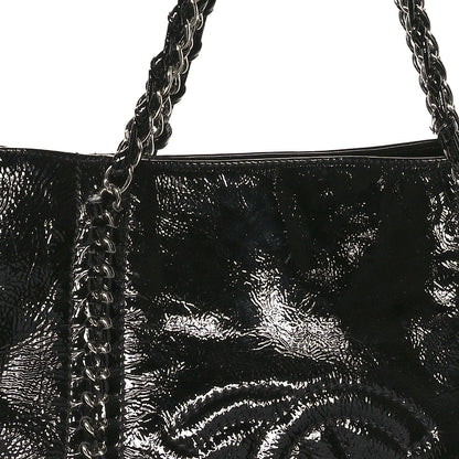 Chanel Patent Calfskin Large Luxe Ligne Tote Black 8 of 13