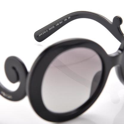Prada Baroque Sunglasses SPR 27N Black 4 of 6