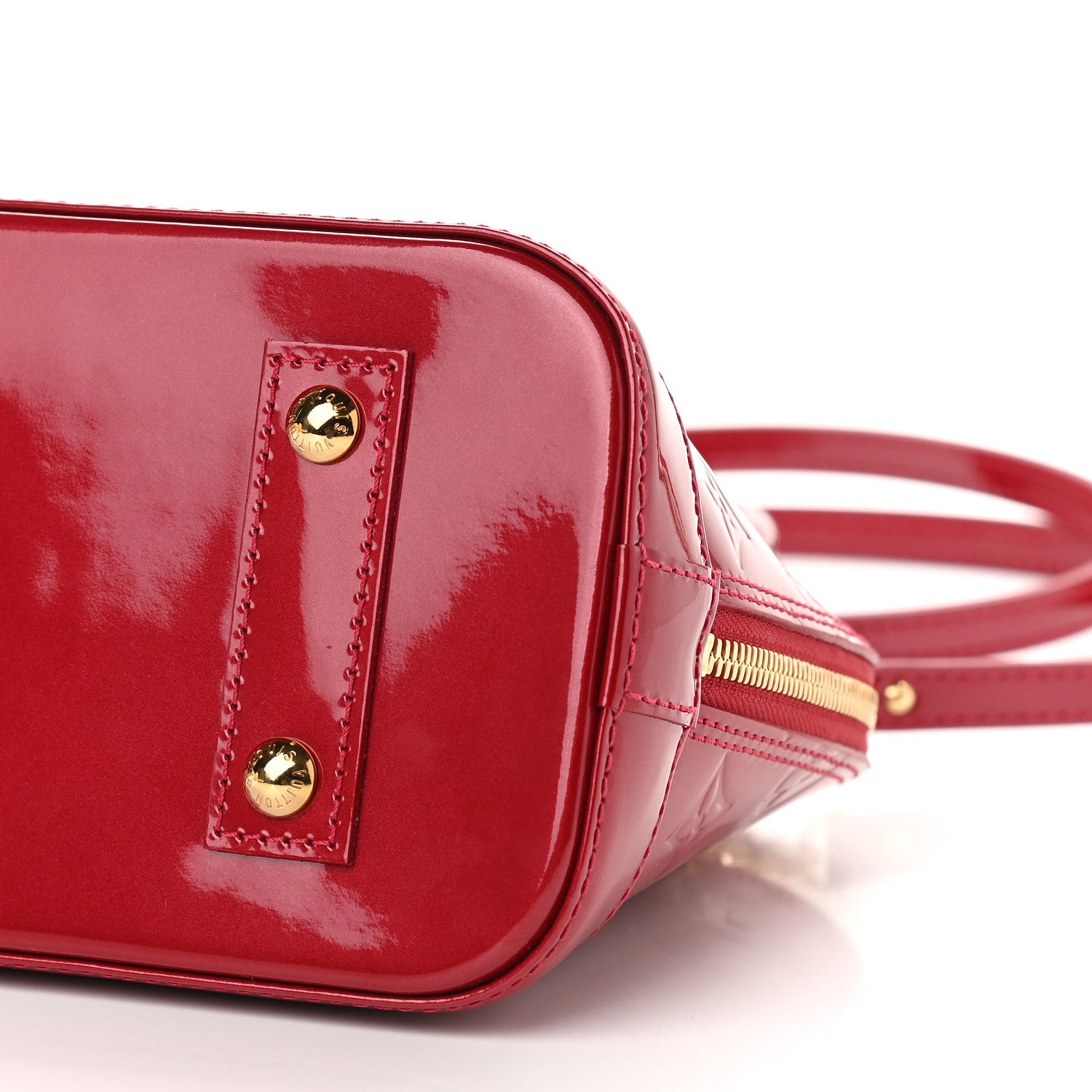 Louis Vuitton Vernis Alma BB Pomme D'Amour 8 of 8