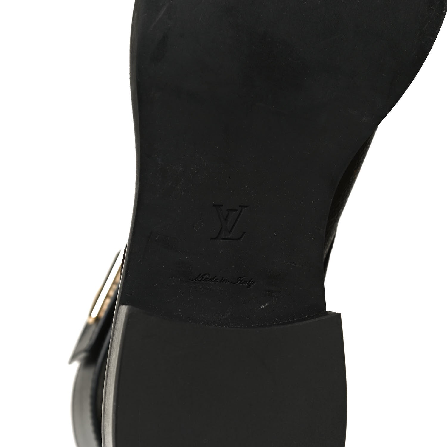 Louis Vuitton Calfskin Monogram Wonderland Flat Ranger Boots 39.5 Black 8 of 10
