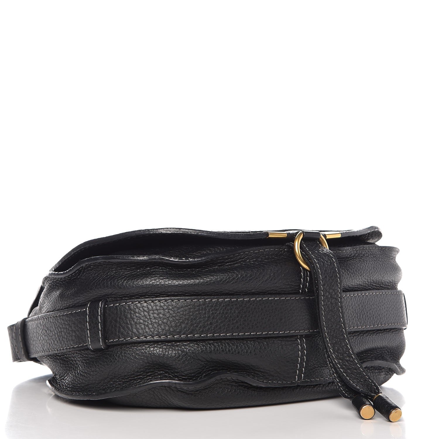 Chloe Calfskin Medium Marcie Round Crossbody Bag Black 4 of 11