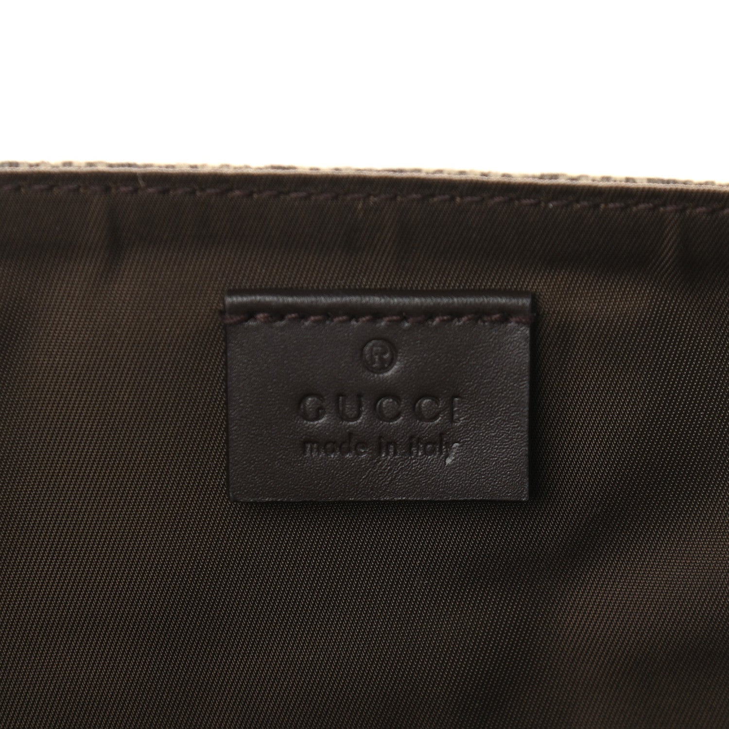 Gucci GG Plus Monogram Messenger Diaper Bag Dark Brown 8 of 9
