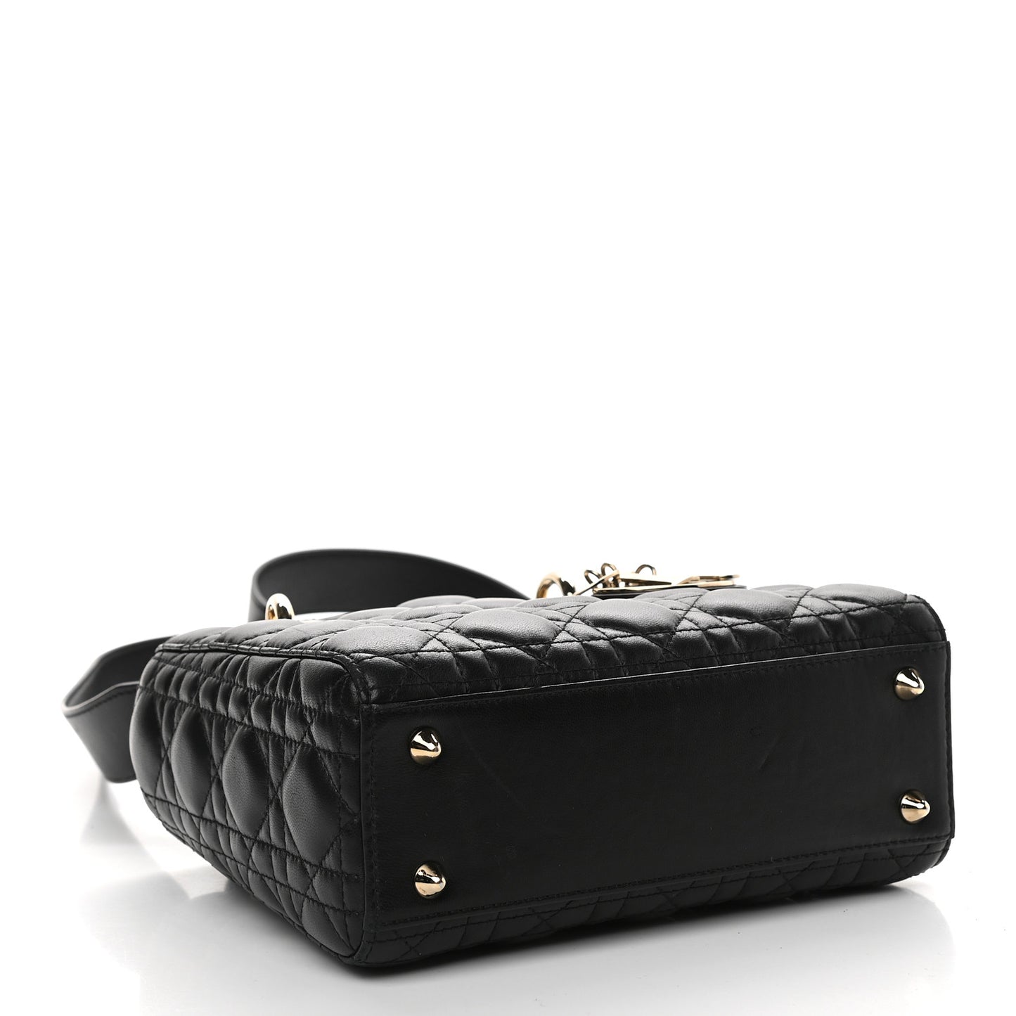 Lambskin Cannage Small My ABCDior Lady Dior Black
