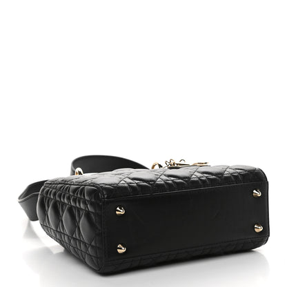 Christian Dior Lambskin Cannage Small My ABCDior Lady Dior Black 3 of 10