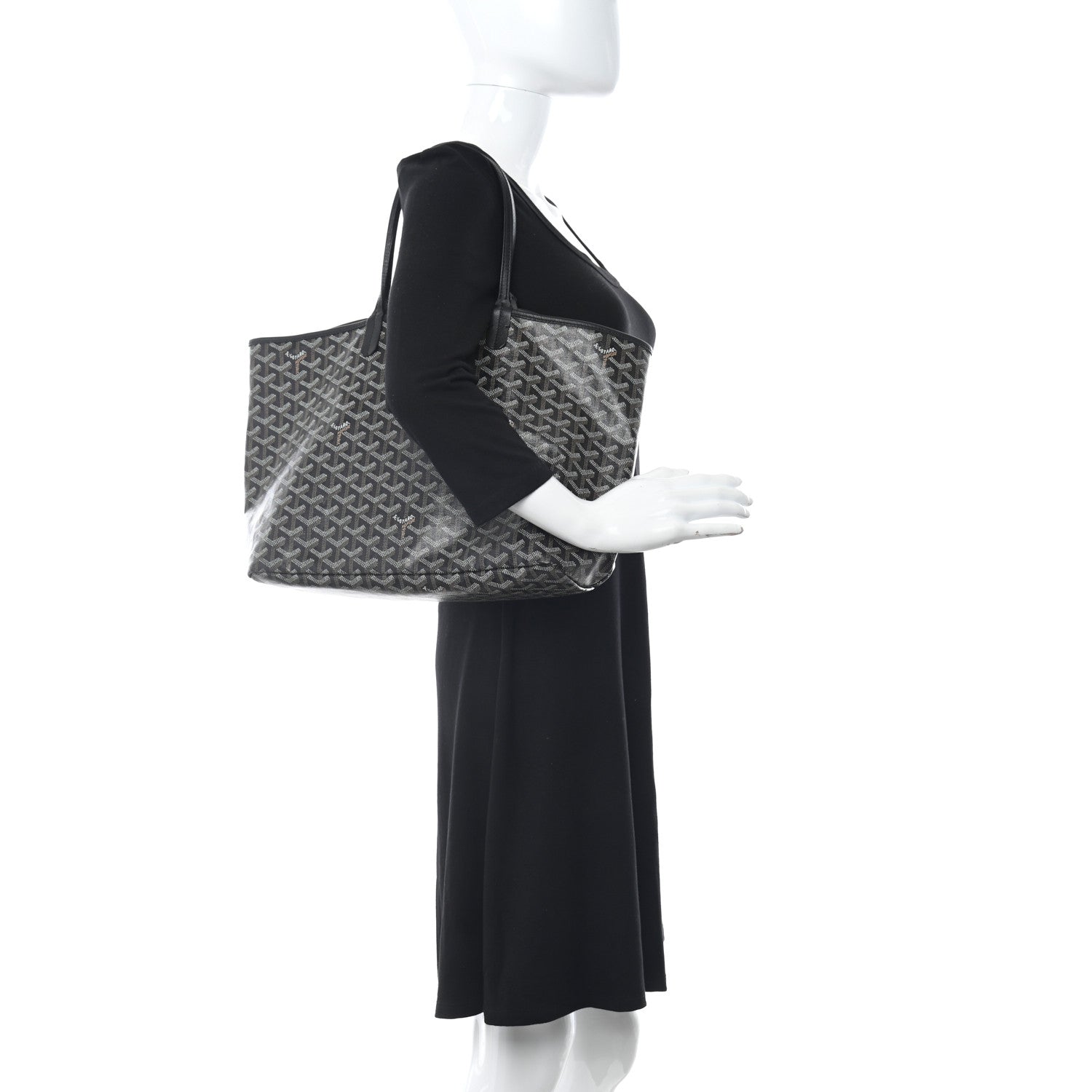 Goyard Goyardine Saint Louis PM Black 2 of 10