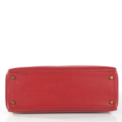 Hermes Taurillon Clemence Kelly Retourne 32 Rouge 7 of 20