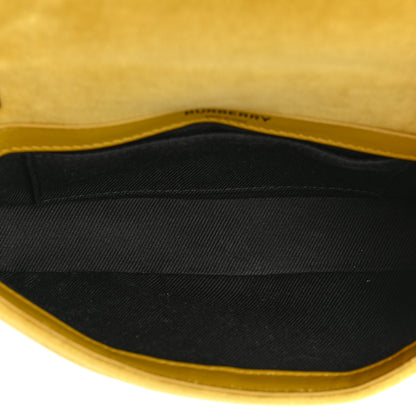 Burberry Velvet Quilted Mini Lola Bag Yellow 5 of 8