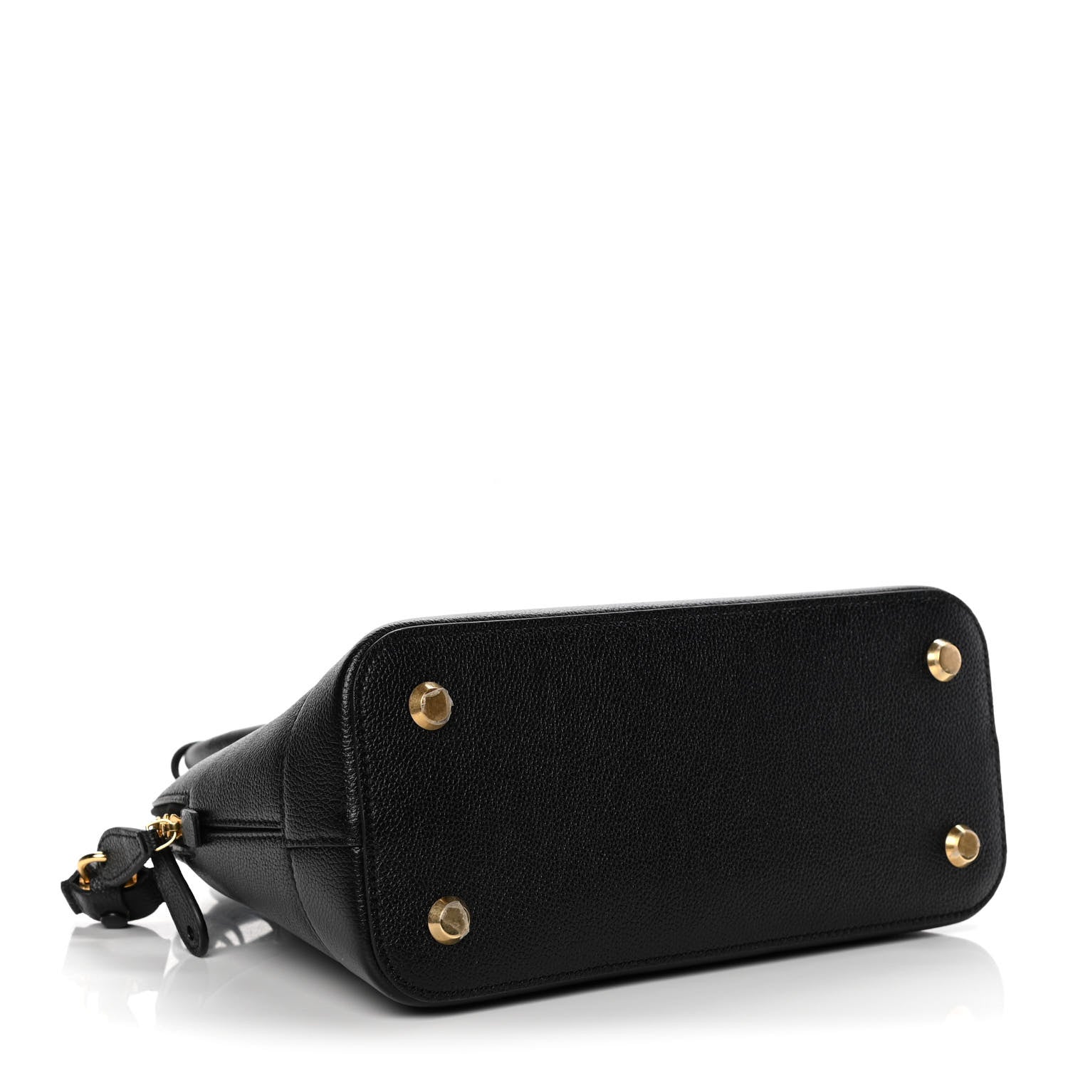 Balenciaga Grained Calfskin Logo S Ville Top Handle Bag Black White 4 of 6