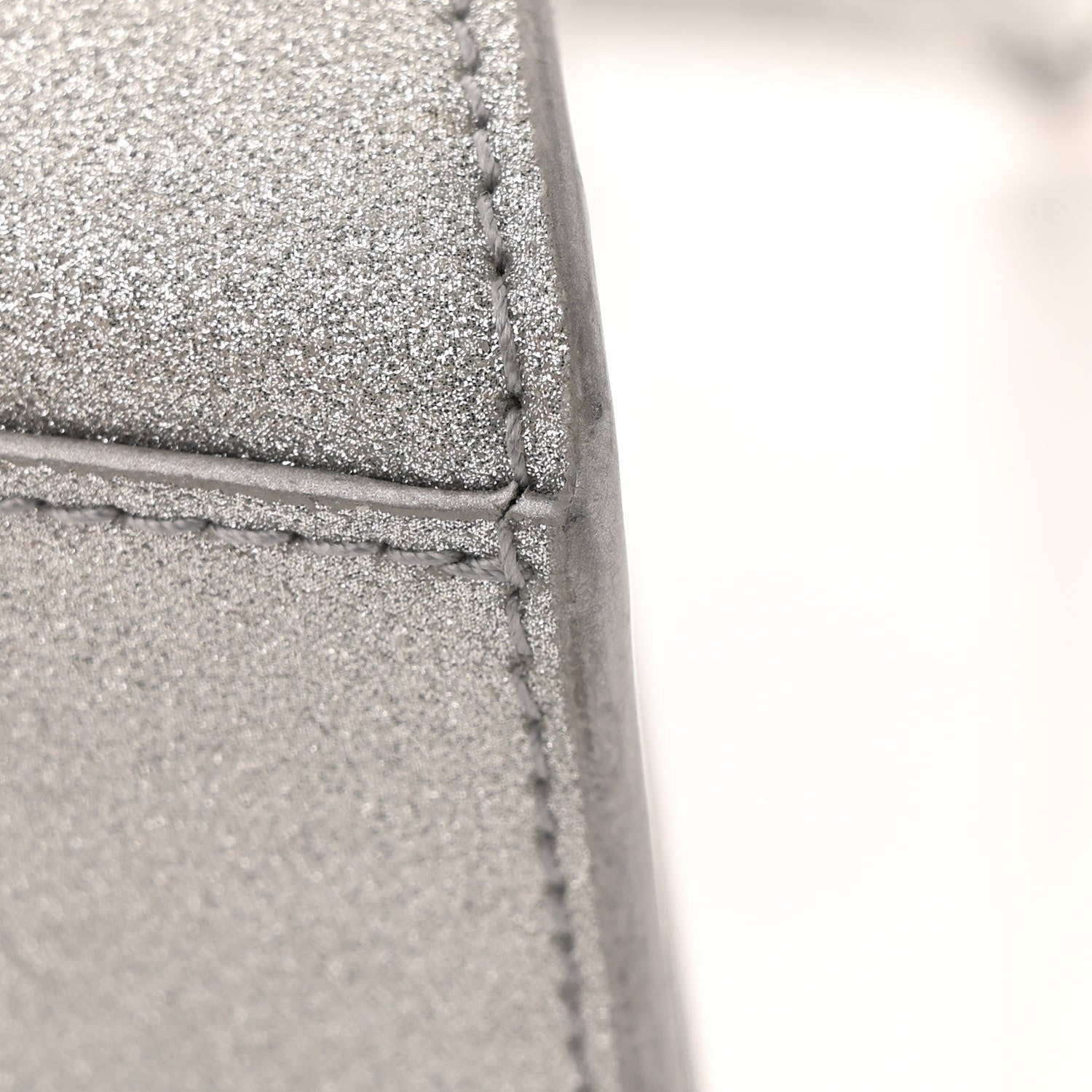 Balenciaga Glitter Fabric Hourglass Top Handle Bag XS Grey 12 of 13