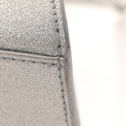 Balenciaga Glitter Fabric Hourglass Top Handle Bag XS Grey 12 of 13