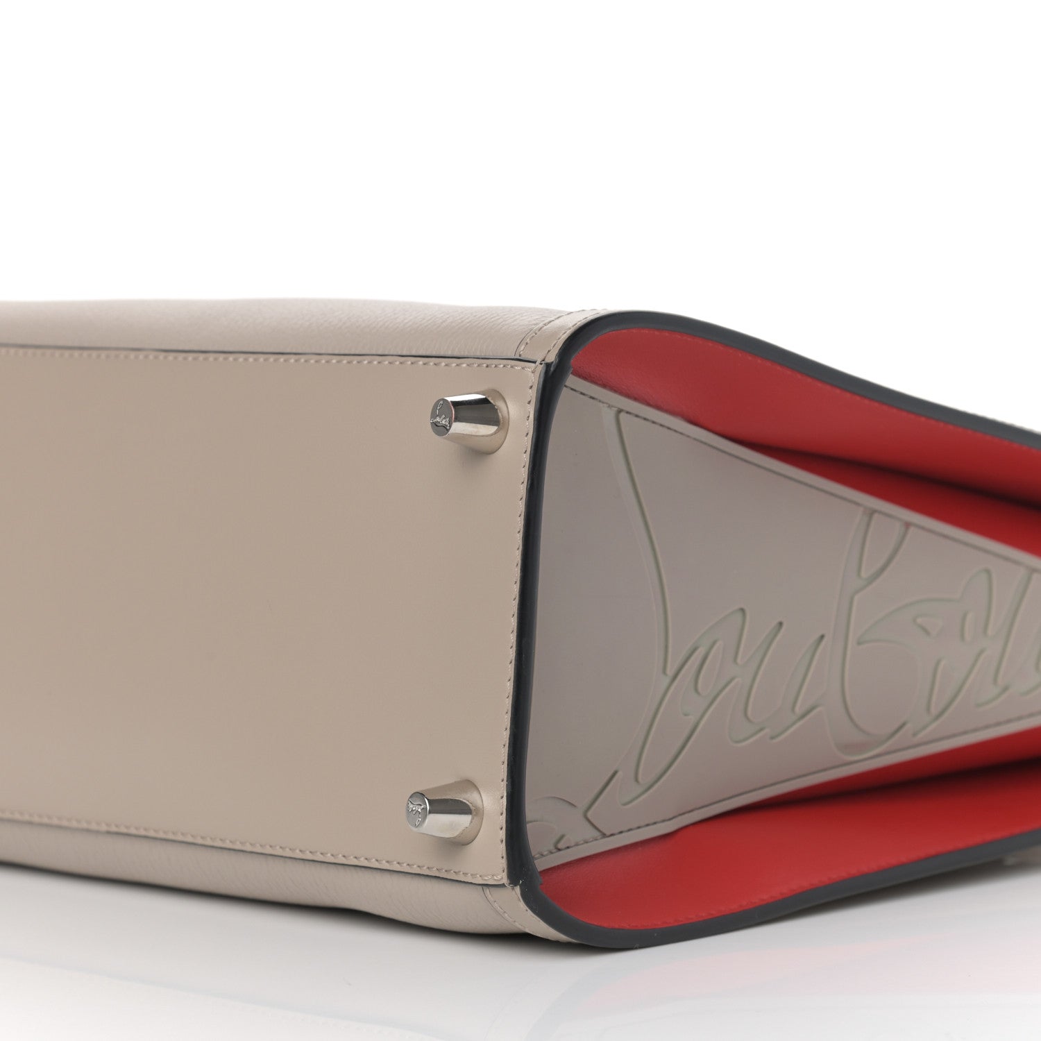 Christian Louboutin Calfskin Empire Medium Paloma Fungo 9 of 9