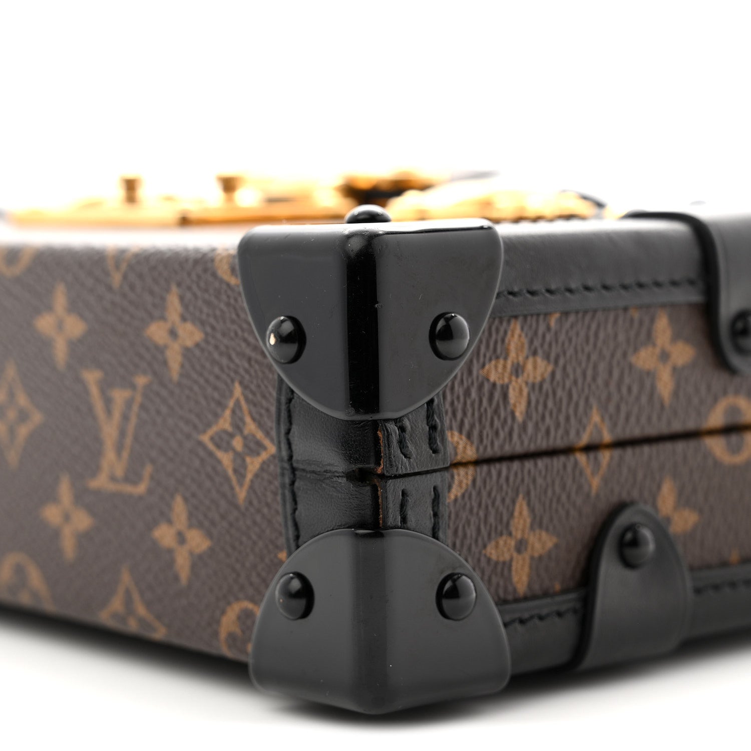 Louis Vuitton Monogram Petite Malle Black 10 of 12