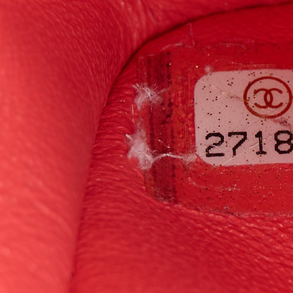 Chanel Lambskin Chevron Quilted Mini Rectangular Flap Pink 8 of 12