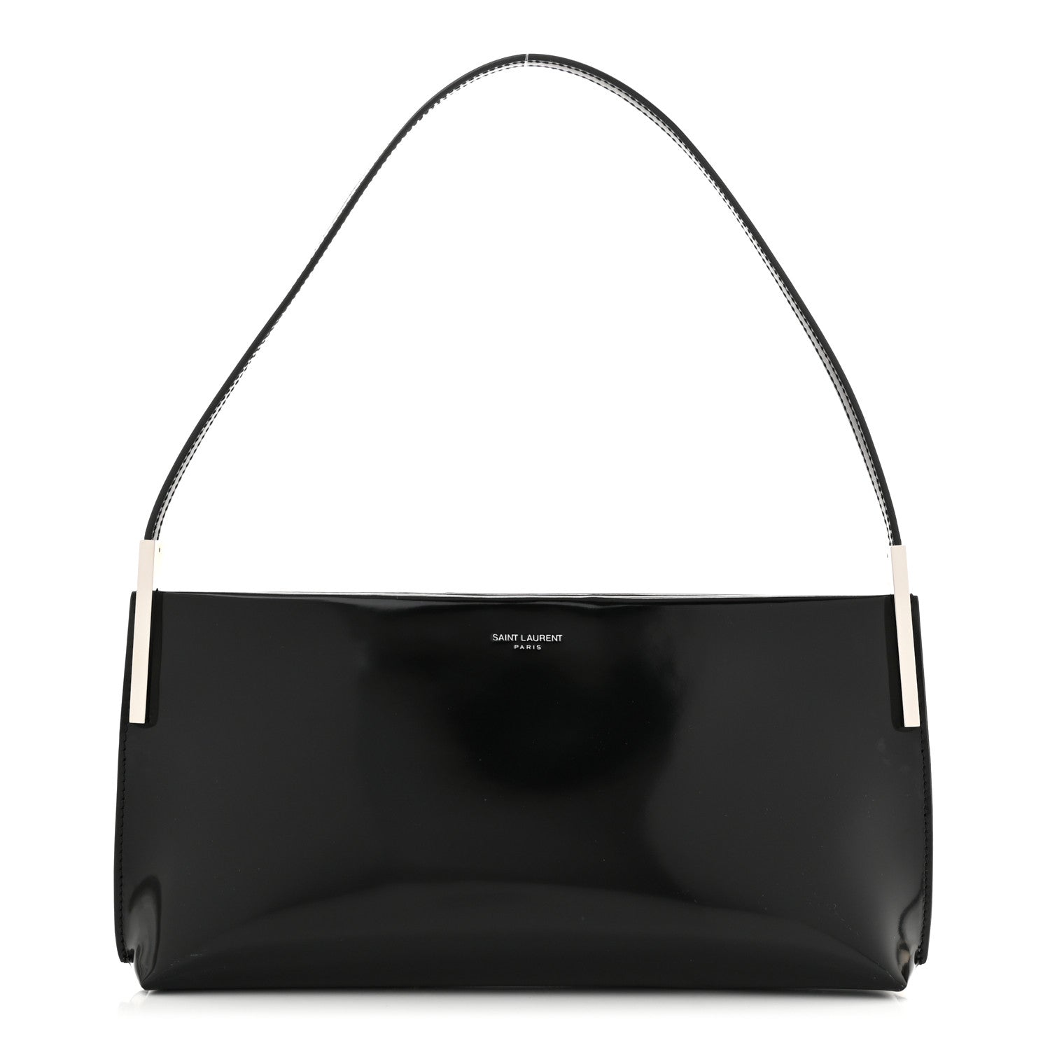 Saint Laurent Patent Calfskin Small Suzanne Rigid Shoulder Bag Black 1 of 10