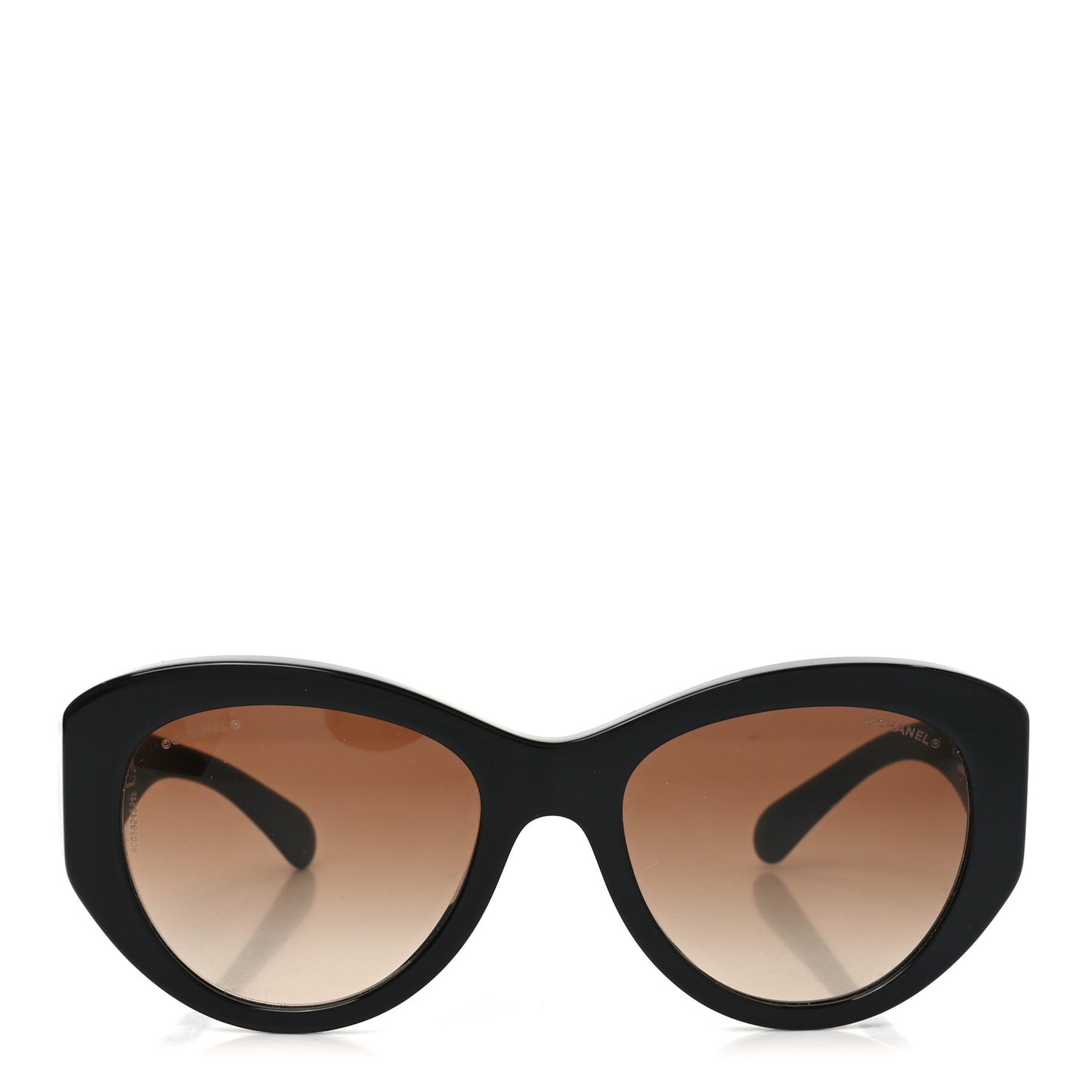Acetate Butterfly Large CC Sunglasses 5492-A Black