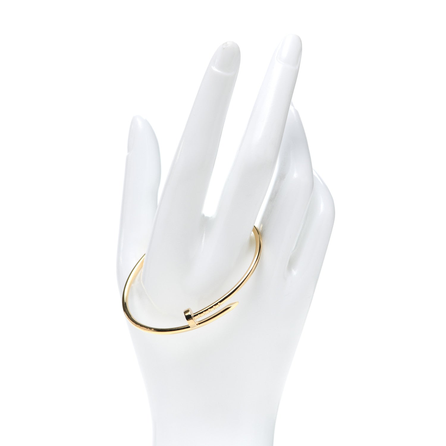 Cartier 18K Yellow Gold Small Juste Un Clou Bracelet 16 2 of 5