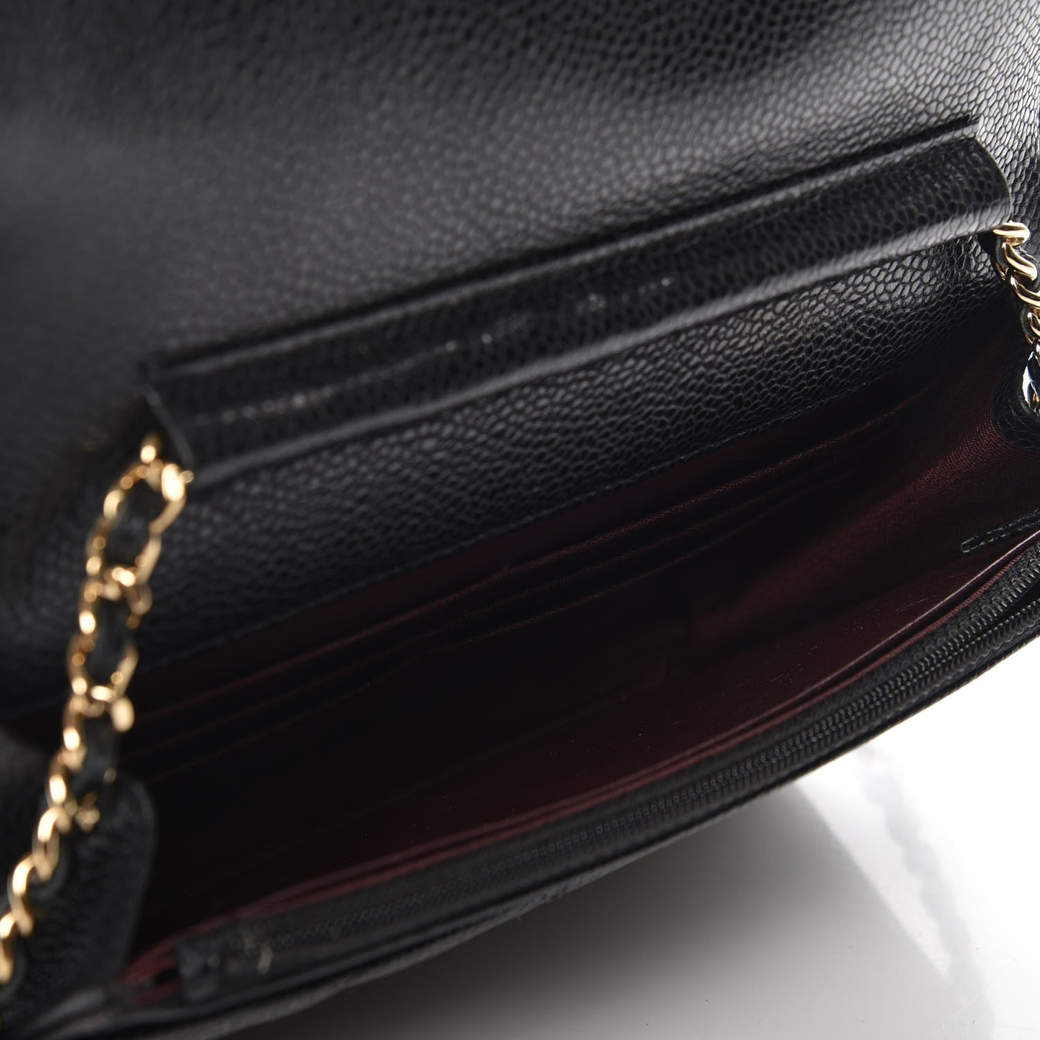 Chanel Caviar Quilted Wallet On Chain WOC Black 6 of 9