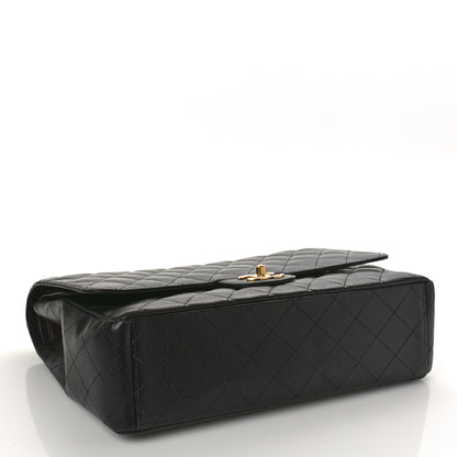 Chanel Caviar Quilted Maxi Double Flap Black 4 of 11