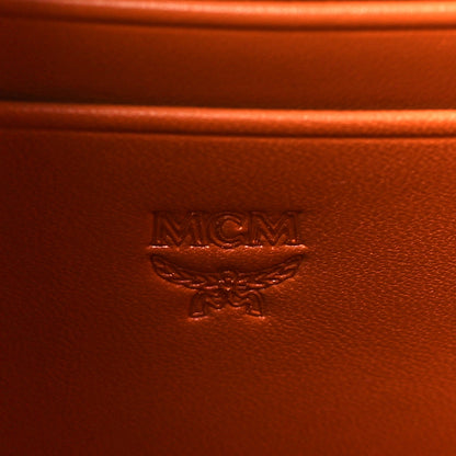 MCM Visetos Mini Tracy Shoulder Bag Cognac 6 of 9