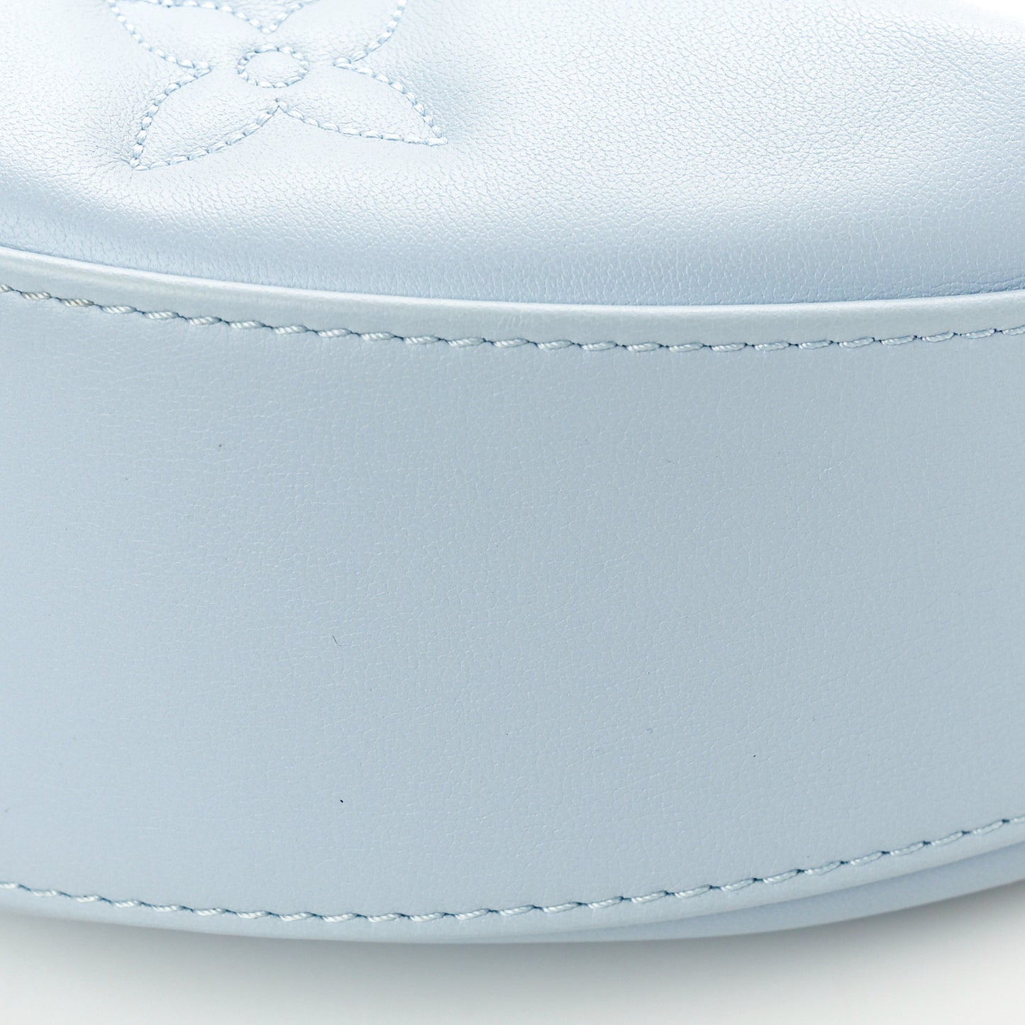 Calfskin Bubblegram Over The Moon Ice Blue