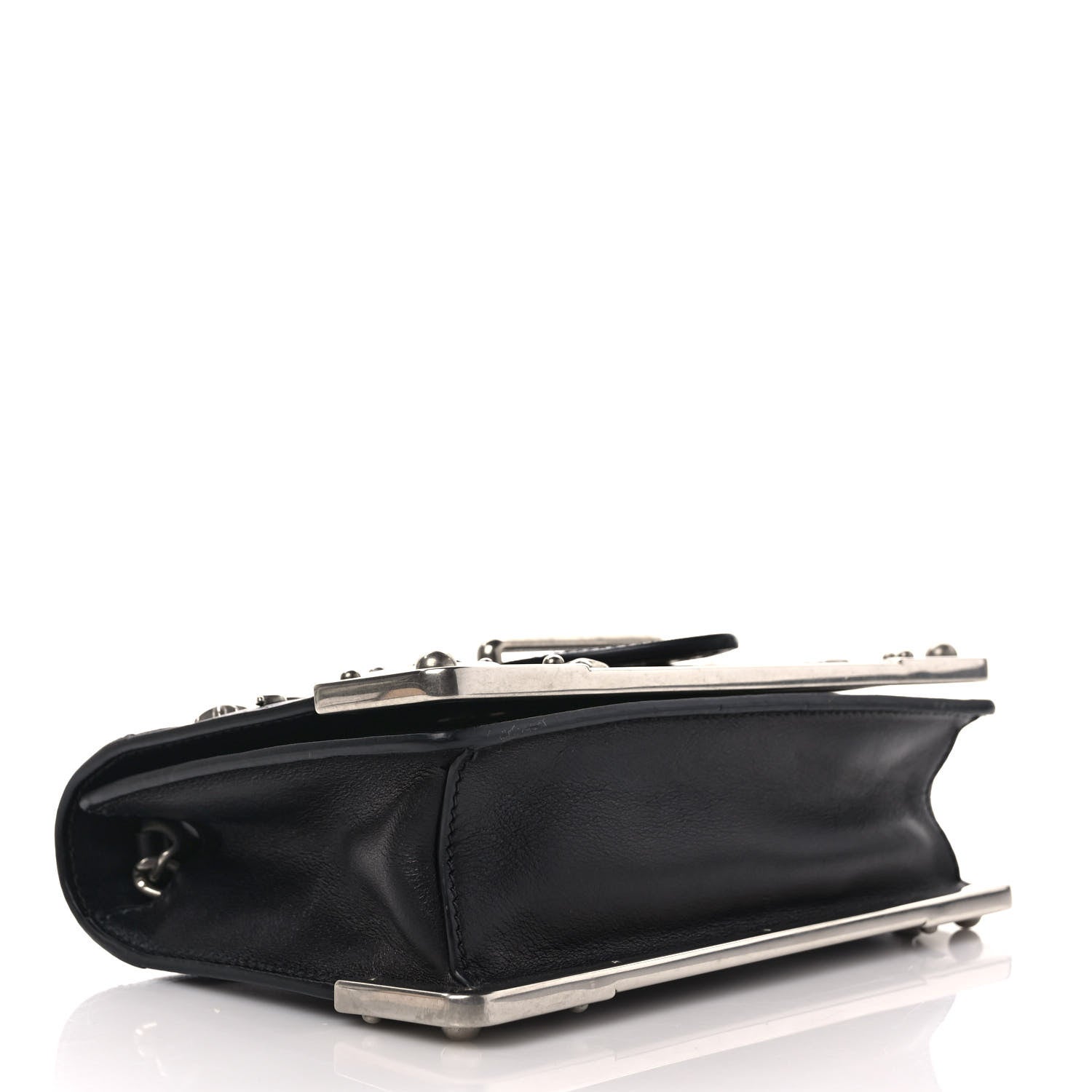 Prada City Calf Saffiano Cahier Astrology Bag Black 4 of 13