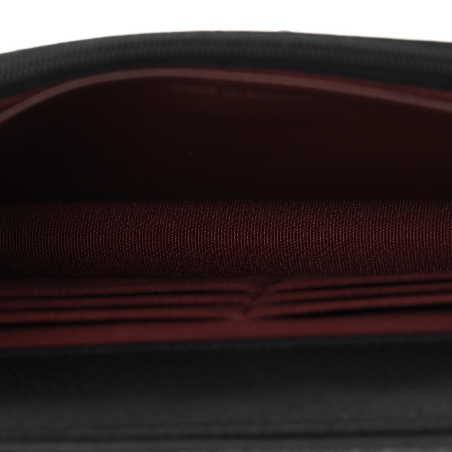 Caviar Quilted CC Turnlock Wallet On Chain WOC Black